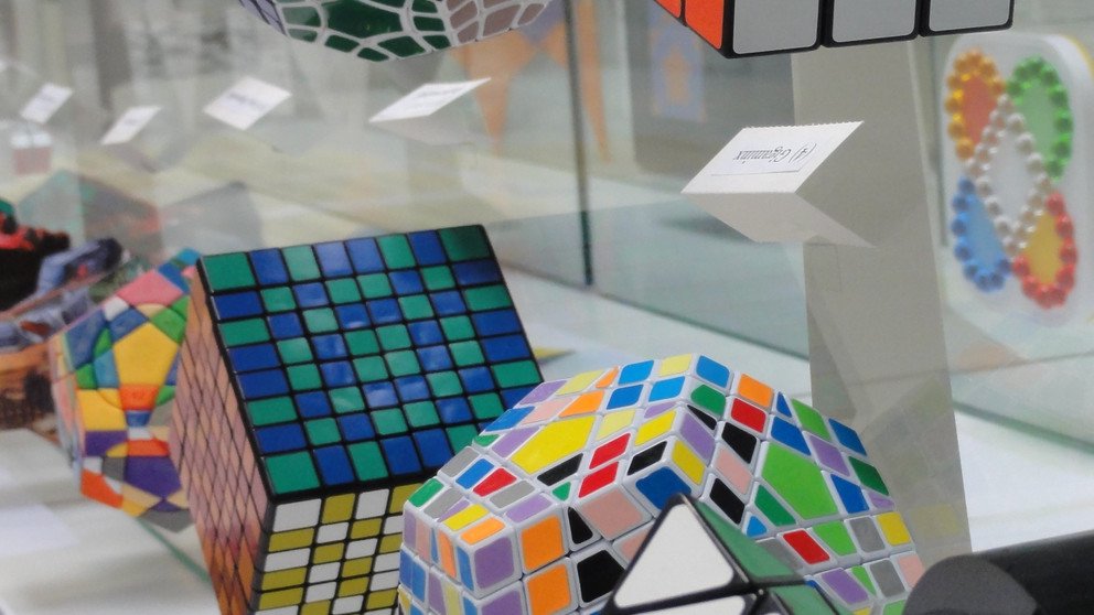 Im Mathe-Museum der Universität Passau