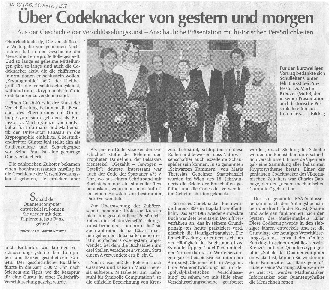 Neuer Tag-Artikel Codeknacker